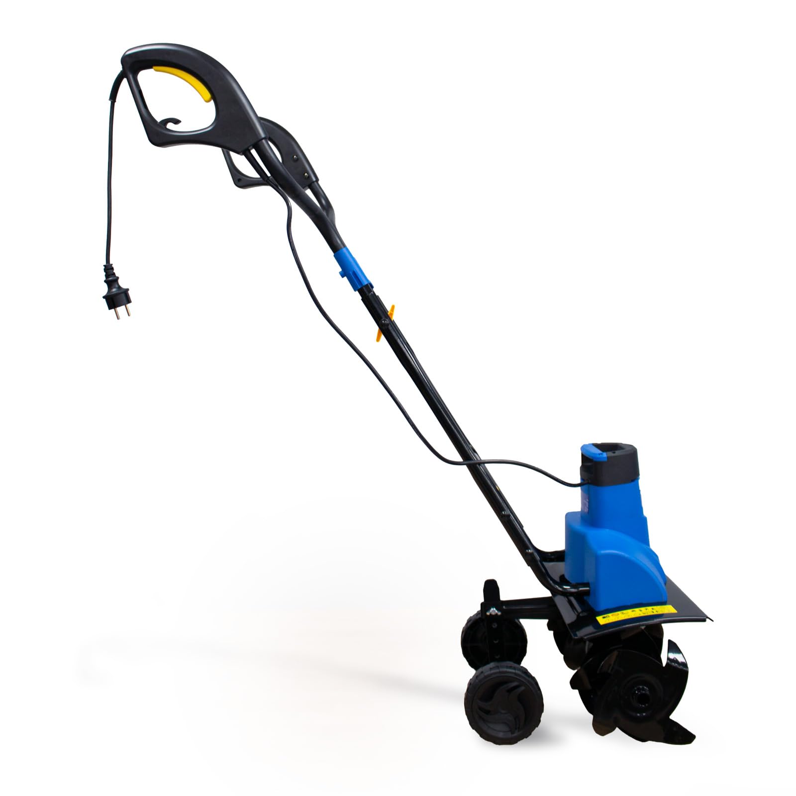 Goodyear - Motoazada Eléctrica 1500W con Ruedas, Ancho de Corte 450mm, Profundidad 180mm, Manillar Plegable, Altura Regulable, Protector Metálico, Motoazada para Huerto y Jardín