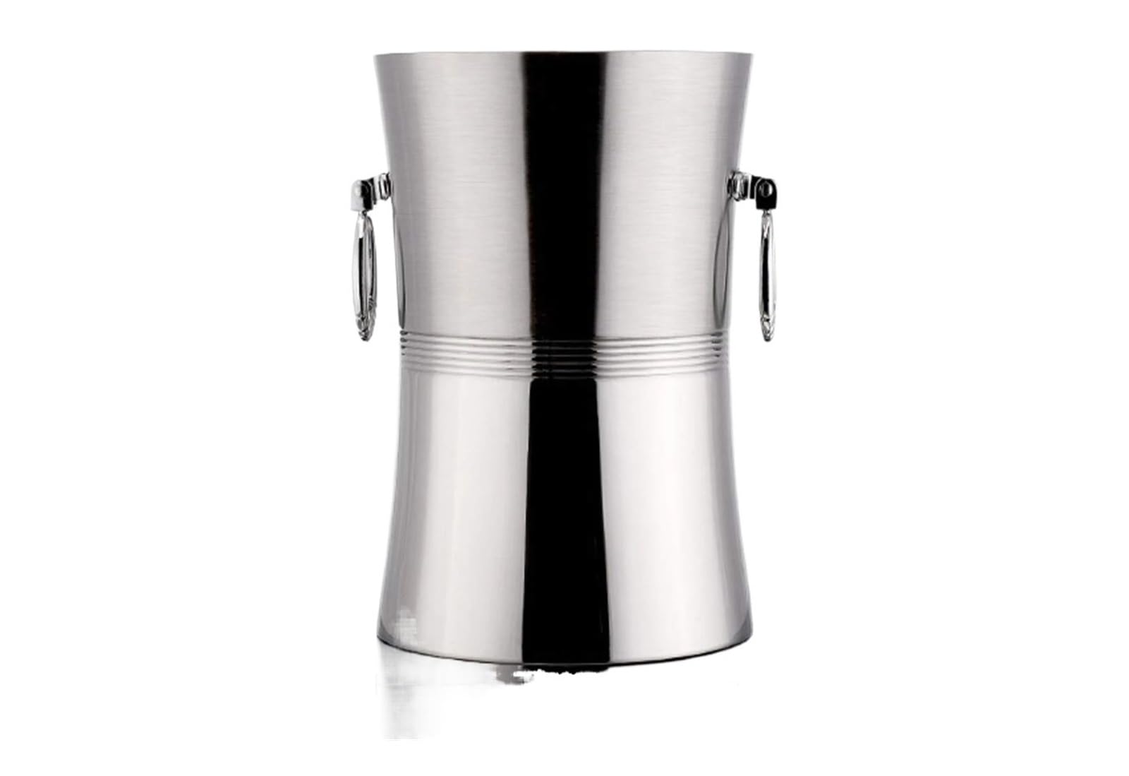 Eisbehälter Isolierter Eiskübel, doppelwandiger Champagnerkübel hält EIS for Partys länger gefroren, ideal for Grillpartys(3L)