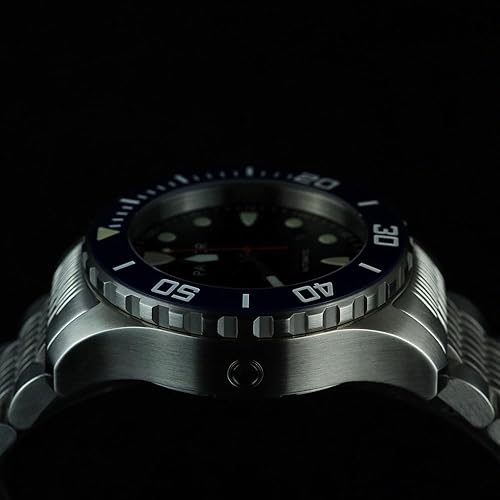 Miniatura 3 de Reloj de buceo de caballito de mar,3,280.8 ft Auotmatic Diver Relojes,Big 1.772 in Reloj Hombres