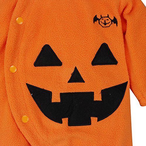 Le SSara Halloween Pompoen Hooded Jumpsuit Kerst Romper Outifts - Afbeelding 6