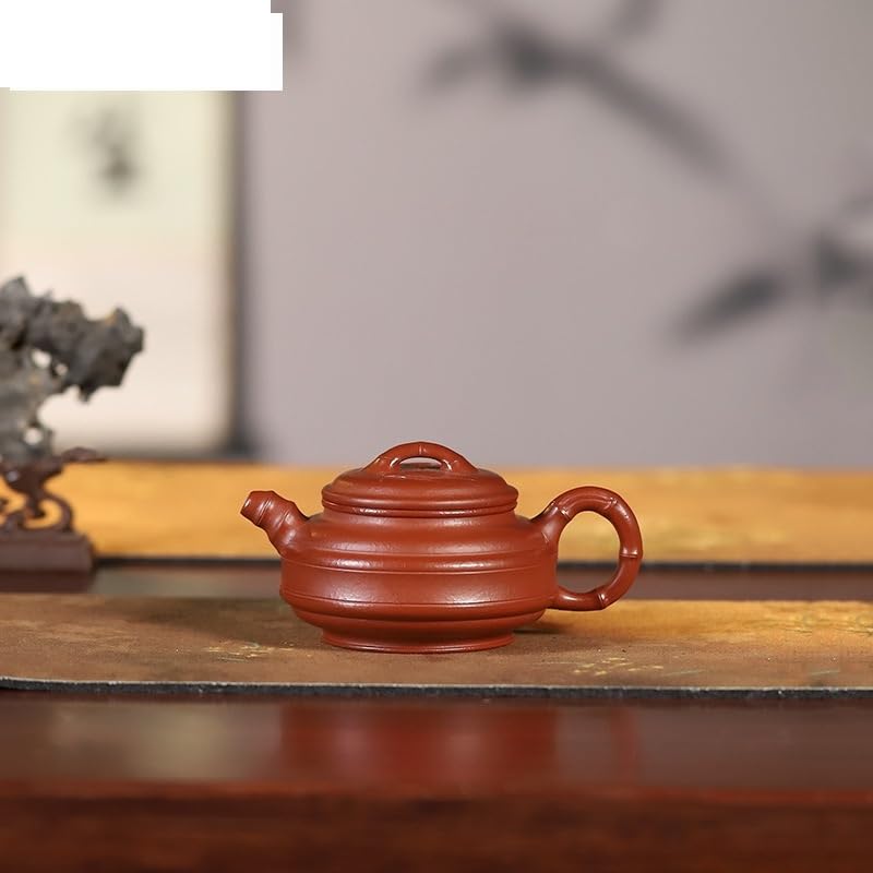 Théière Chinoise 200 ML Violette, en Terre Cuite, avec Filtre, pour thé en Vrac.