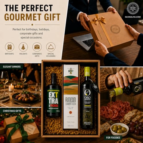 Set de Aceite de Oliva Extra Virgen - Pack 3 botellas 500 ml miniatura 6