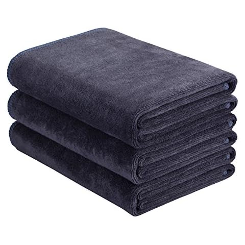 HOPESHINE Gym Towels for Men & Women Sweat Towels Working Out Microfiber Sports Towel Fast Drying Super Absorbent Compact Soft Camping, Hiking, Backpacking, Yoga, Travel, Exercise 3-Pack Cover