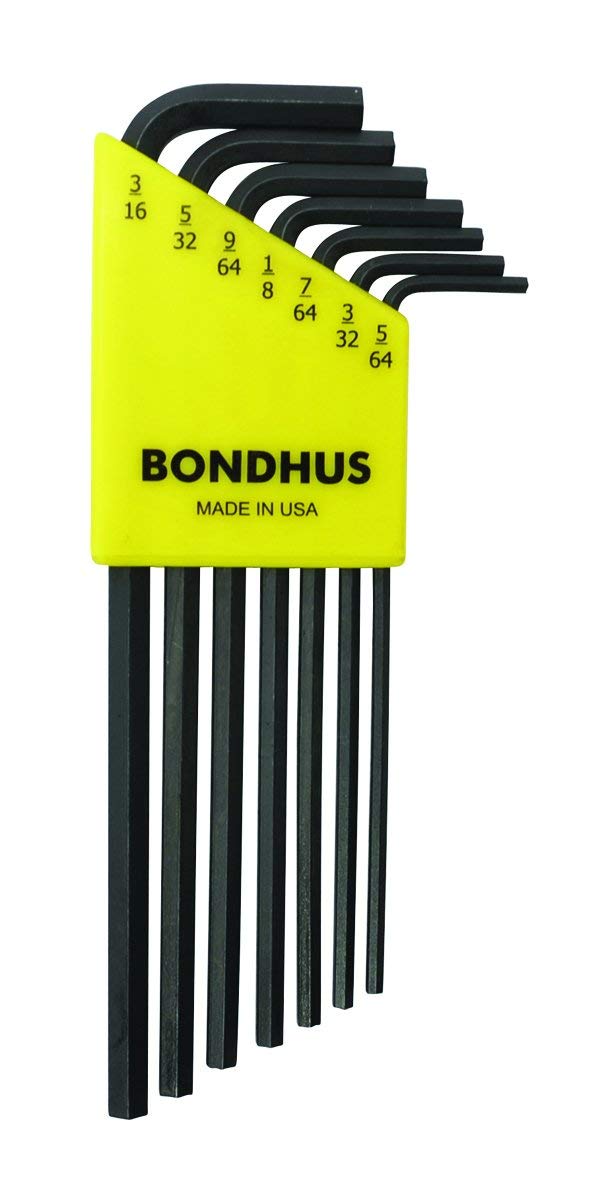 BONDHUS, HLX7L HEX zestaw kluczy 5/162.6 cm-3/40.6 cm, 12145