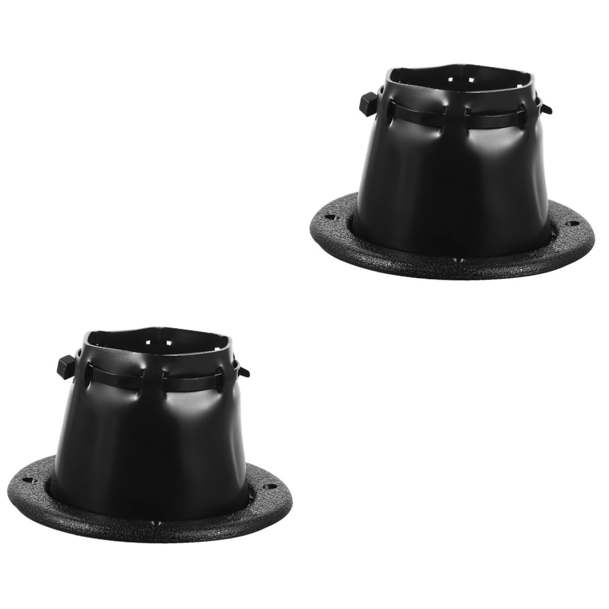 Sosoport Foro di Filettatura Impermeabile Barca Accessori Camper Protezione Passacavo Guaina di Protezione del Cavo Gerrezze Via Cavo Guaina Protettiva per Cavo Plastica Siliconica Nero