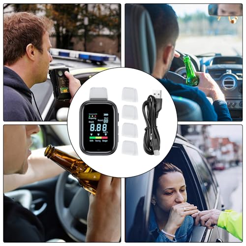 Testeur d'alcool numérique portable pour lever le doute avant conduite - 5