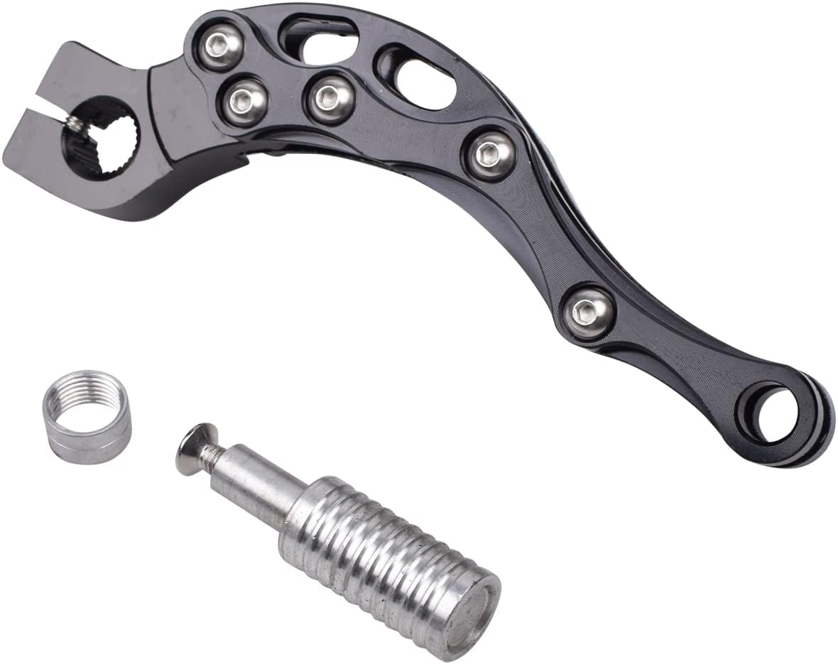 Feiteplus Adjustable CNC Motorcycle Kick Start Gear Shift Lever Shifter Pedal CNC for 50cc 110cc 125cc 150cc 250cc ATV Dirt Bike Pit Bikes Engine Levers