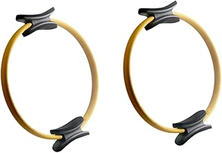 INOOMP 2 Pcs Yoga Ring Trendy Rings Yoga Wheel Exercise Ring Yoga Auxiliary Yoga Auxiliary Loop Training Wheels Auxiliary Ring Sports Ring Auxiliary Supplies Household Yoga Pilates Ring