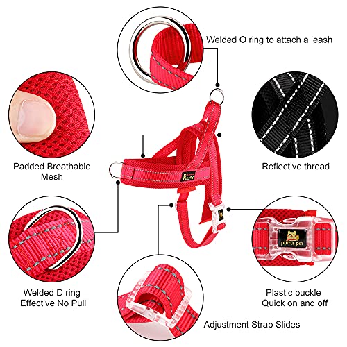 Image of Plutus Pet No Pull Dog Harness for Medium Sized Dog, Breathable Mesh Padded