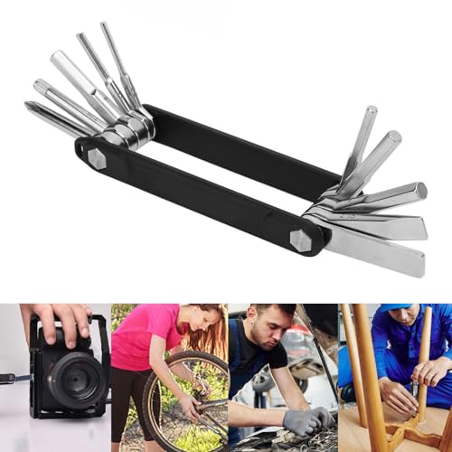 Clé hexagonale 10 en 1 pliable portable tournevis matériel - 7