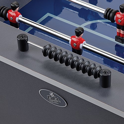 Fat Cat by GLD Products Rebel 4.5’ Foosball Table with Easy Snap Rods for Quick Assembly, and Sharp Blue Playing Field and Abacus Scoring, One Size - Thumbnail 6