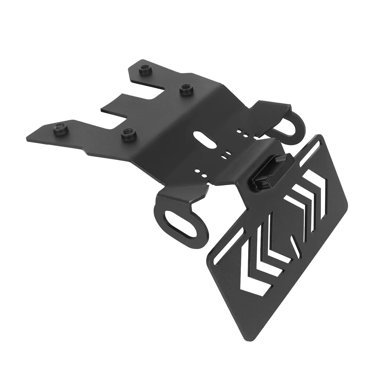 Portatarga Moto Per CRF1100L Per Africa Twin CRF 1100L Eliminatore Porta Targa Per Parafango Posteriore Moto(Black-LED TURN LIGHT)