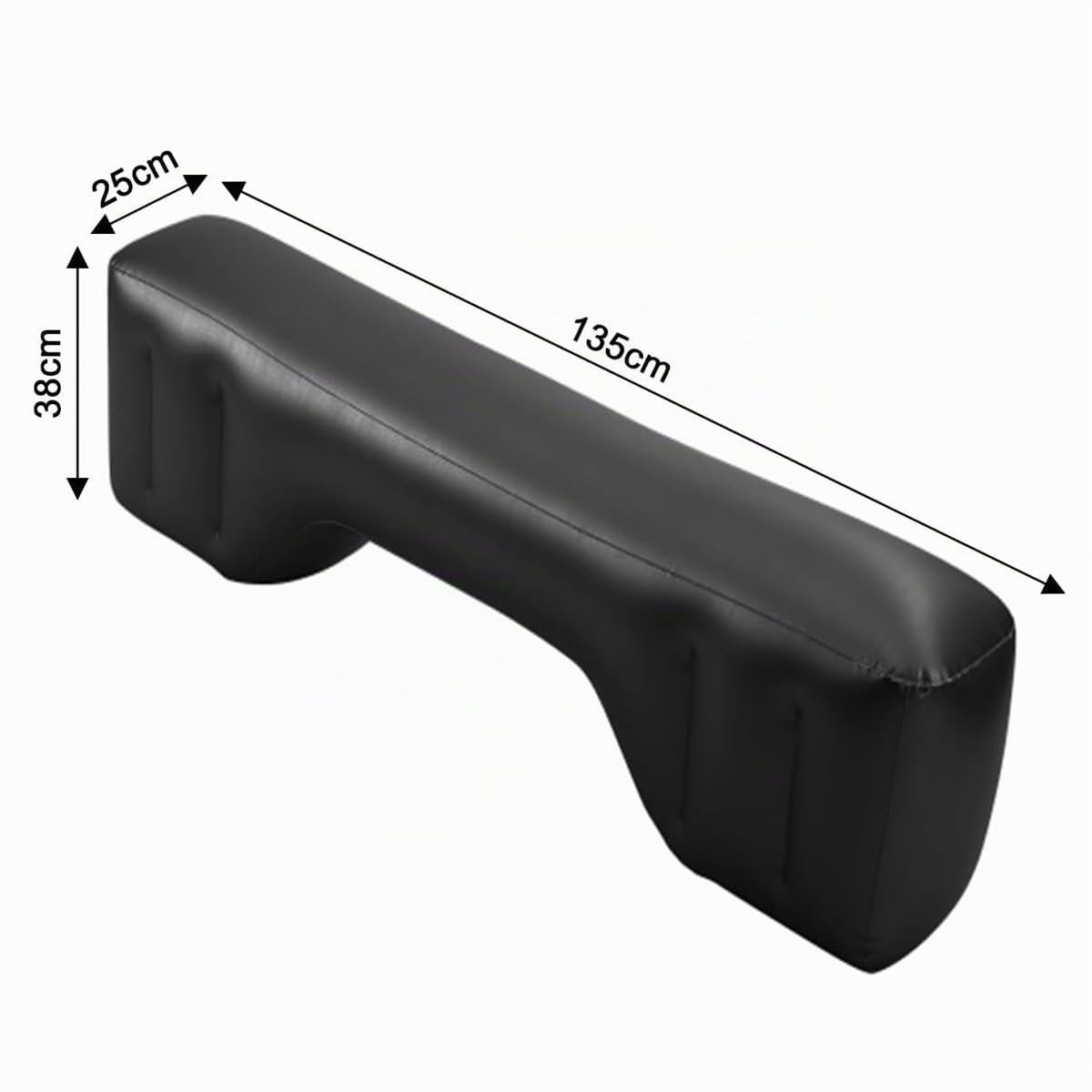 Ausi Coussin gonflable pour banquette arrière, coussin de remplissage pour banquette arrière de voiture, réduction du bruit, lit gonflable, coussin gonflable pour voiture, voyage