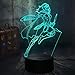 Produktbild 3D Illusion Lampen Beauty Frau 16 Farben Led Nachtlicht Touch-Schalter Schlafzimmer Schreibtisch Beleuchtung Haus Dekoration Für Kinder Weihnachten Geburtstag Beste Geschenk Spielzeug