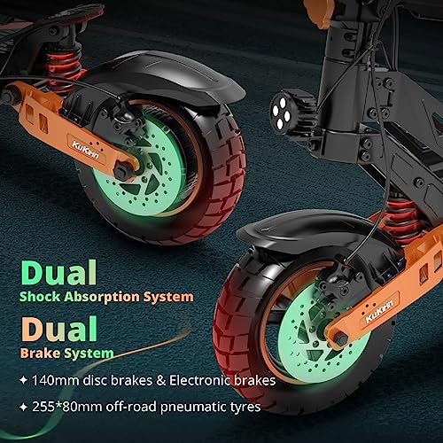 Image of KUKIRIN G2 Max Electric Scooter with Seat, Powerful 1000W Motor, 35 MPH Max Speed, 50 Miles Range, 48V /20Ah Large Capacity Battery, Dual Brake Folding Fast e Scooter for Adult (G2max /1000W /20AH)