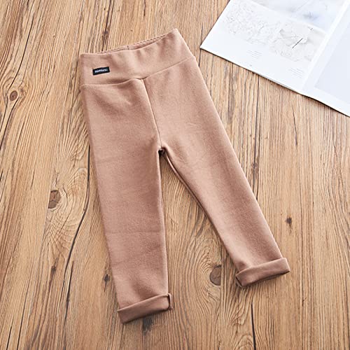 Toddler Baby Girls Winter Warm Cotton Fleece Lined Leggings Thick Thermal Pants Footless Tights Skinny Leggings2