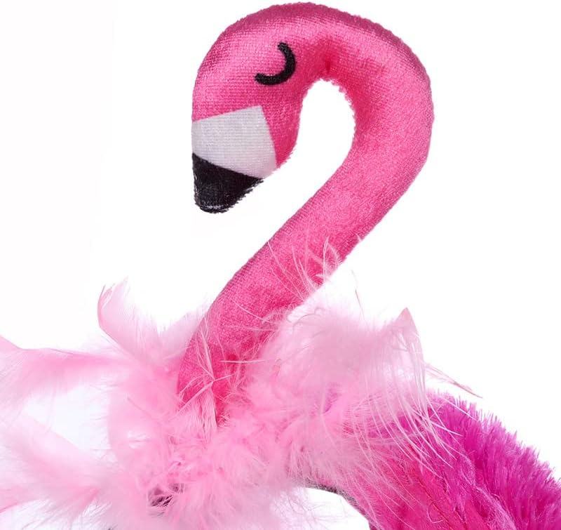 Miniatura 5 de Simple polymer Diadema hawaiana de flamenco de 3 piezas, tocado de flamenco, tiara de flamenco, aro para el pelo, para carnaval, fiesta tropical,