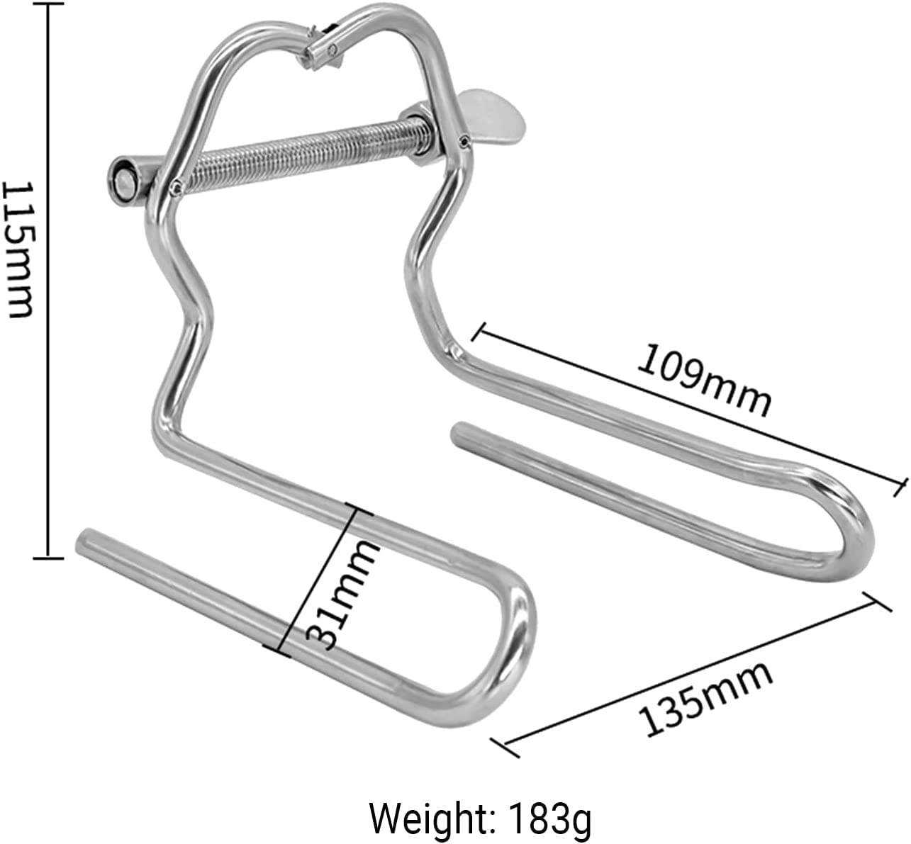 Dilatateur vaginal métal anal plug dilatateur vaginal SM speculum Butt plug réglable pussy Clamp plug fétiche masturbation sex toy