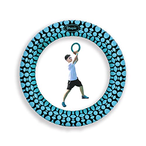 Bouncy Sports Hoops Hand Eye Coordination & Reaction Speed Training Tool Easy to Throw and Catch Replace Screen Time with Healthy Family Fun Outdoor Bouncy Sport Hoops Great for Fun for All Ages