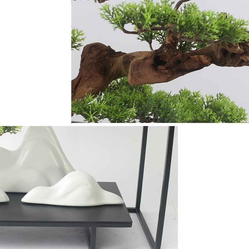 RENSLAT Piante Verdi Bonsai Soggiorno Portico Mobile TV Arredamento for la casa Decorazioni morbide (Color : A, Size : As Shown in The Figure) - Image 6