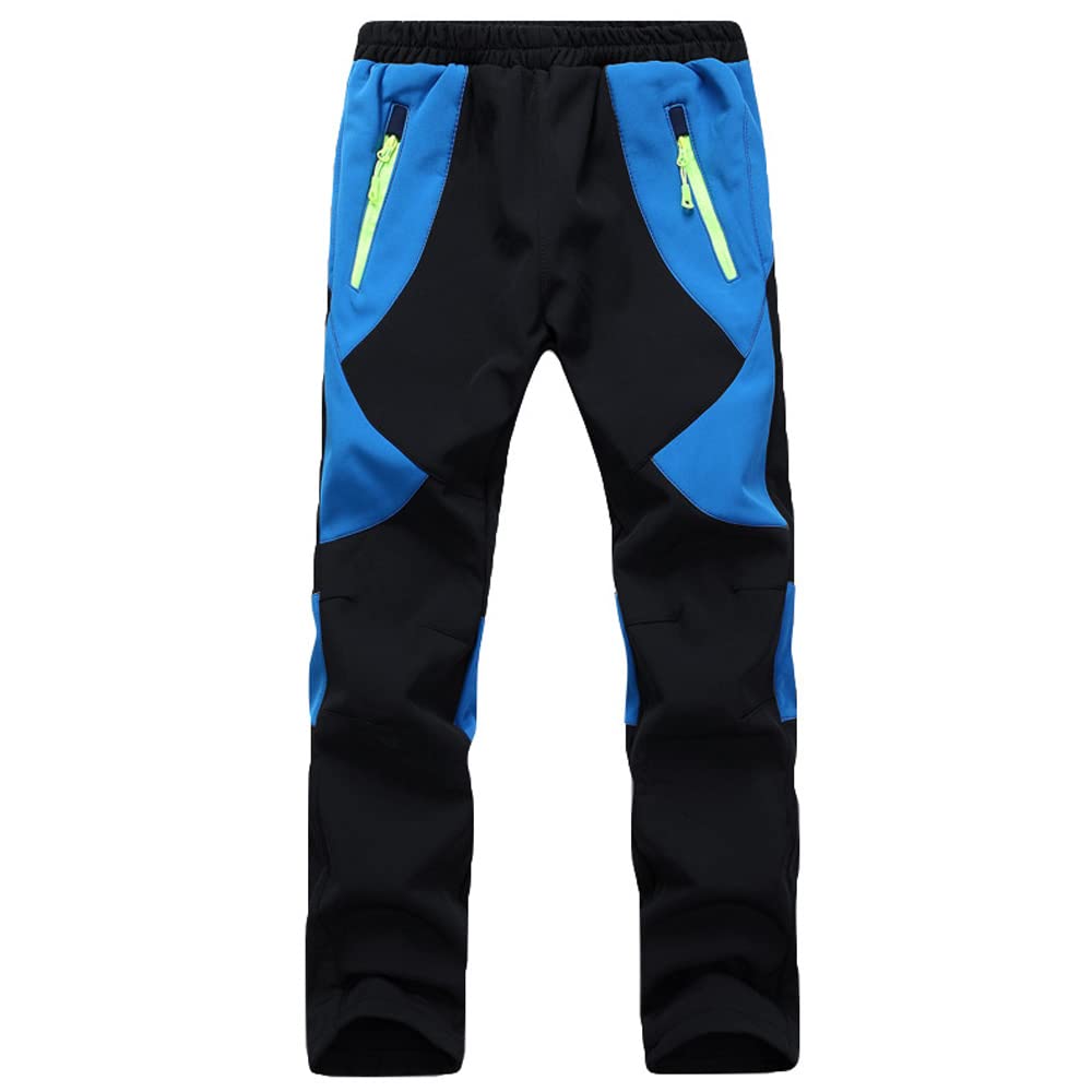 Kinder Softshellhose Gefüttert Hose Wasserdicht Wanderhose Kinder Jungen Mädchen Regenhose Gefütterte Outdoorhose Wasserabweisend Winddicht Skihose Sporthose