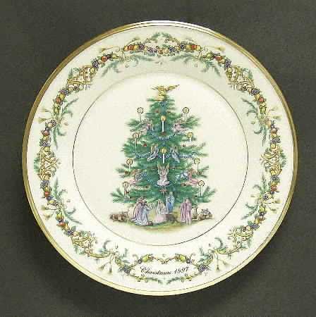 Lenox 1997 Christmas Trees Around The World Plate - Italy