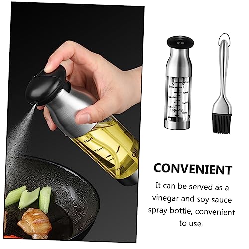 Botella dispensadora de aceite y vinagre PRETYZOOM de acero inoxidable manual 6