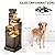 Pivotify 38.2" Tall Water Fountain Outdoor Garden,4 Tiers Modern Cascading Bowls and Stacked Stones Indoor Fountains with LED Lights for Patio, Deck, Porch, Backyard and Home Art Decor(Reddish-Brown