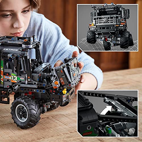 LEGO 42129 Technic 4x4 Mercedes-Benz Zetros Offroad-Truck, ferngesteuertes Auto, App-kontrolliertes LKW-Spielzeug, Geschenkidee für Erwachsene und Kinder, Männer und Frauen – Bild 6