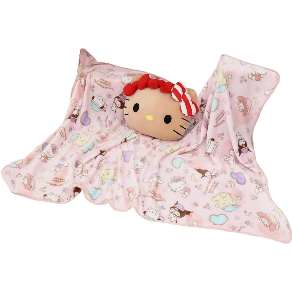Amazon｜YAKINOハローキティ 日焼け クッション ブランケット