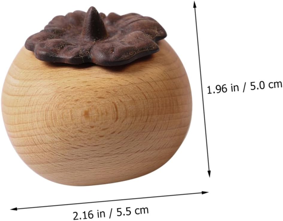 Wooden Essential Oil Diffuser with Creative Desktop Decor Design Portable Aromatherapy for Bedroom Living Room Study Office Natural Finish Quiet Operation Home Fragrance