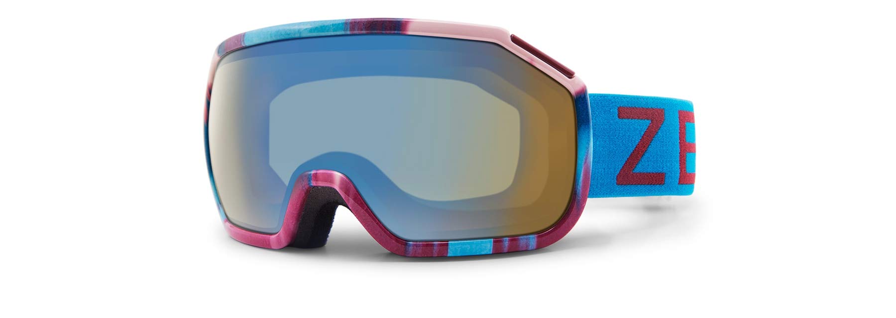 Zeal Optics Fargo - Full Frame Ski & Snowboard Goggles for Men & Women - Ikat w/Polarized Bluebird HT Lens