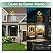 GLORIOUS-LITE Dusk to Dawn Security Light with 3500LM, 35W Flood Lights Outdoor, IP65 Waterproof & ETL Listed, 5500K White Light, Adjustable 3 Heads Wall Exterior Light for Garage, Backyard,Patio