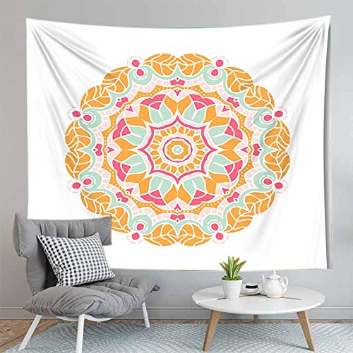 Bohemian tapestry wall hanging bedspread blanket dormitory home decor mandala background cloth tapestry A6 73x95cm