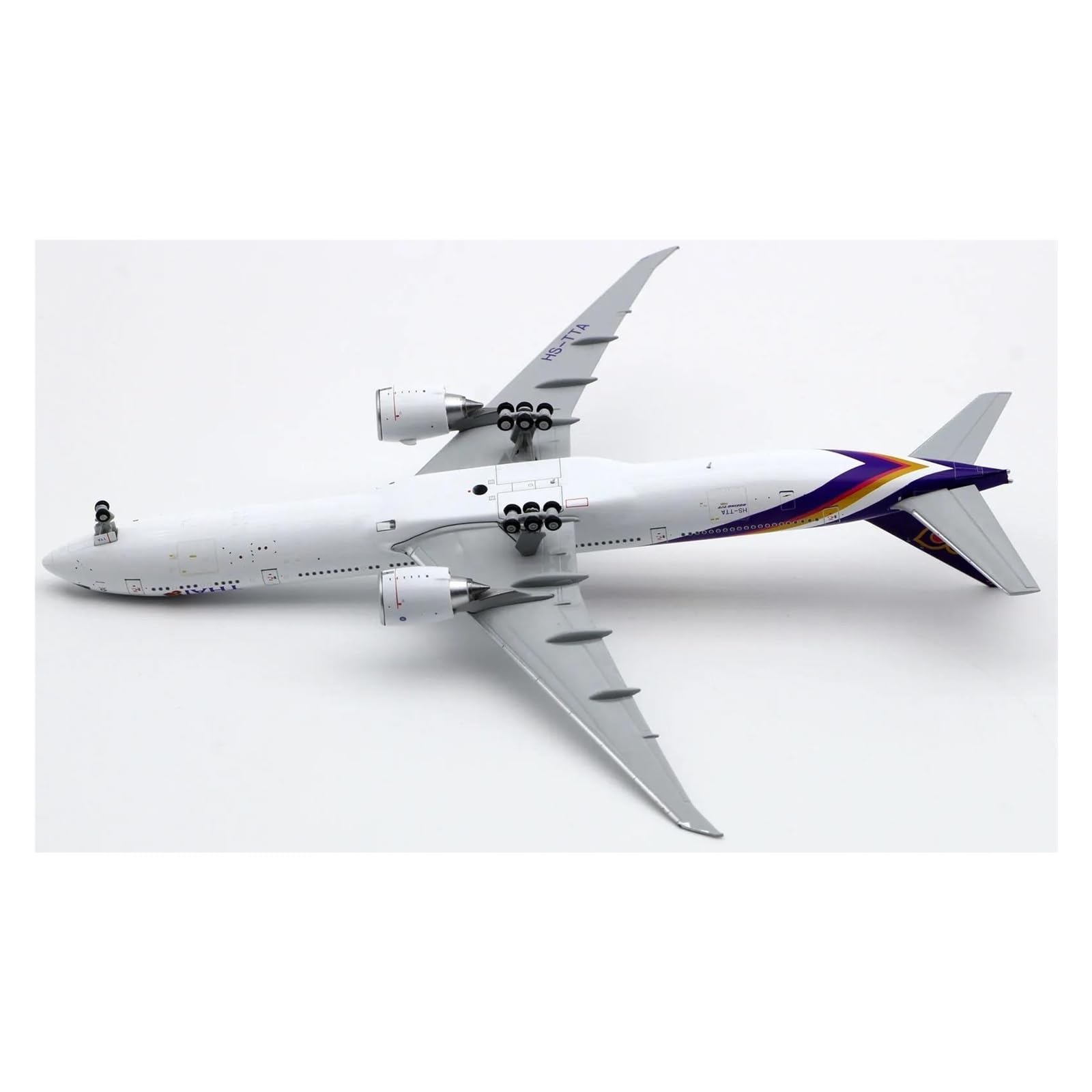 Avión a Escala 1:400 para Thai Airways Boeing B777-300ER Modelo de avión Modelo de avión de aleación fundida Modelo de avión de pasajeros Adecuado para exhibición