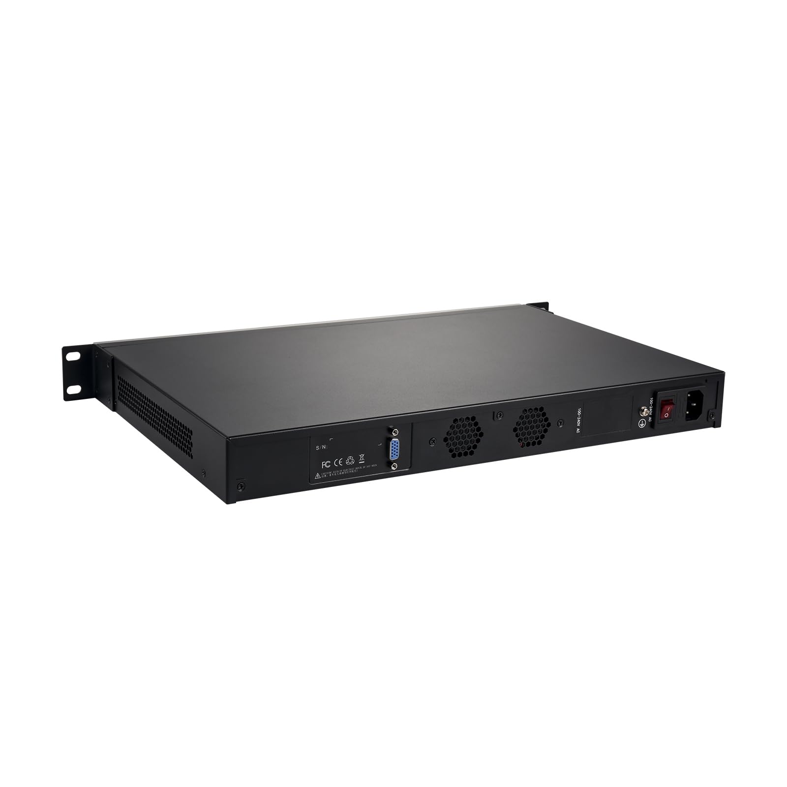 10GbE Firewall Hardware Appliance, Mikrotik, PFSense, OPNsense, Untangle, 1U Network, VPN, Router PC, I3 4100M, RS58, 8 x 2.5GbE LAN, Console, 4 x SFP+, 16G RAM, 128G SSD