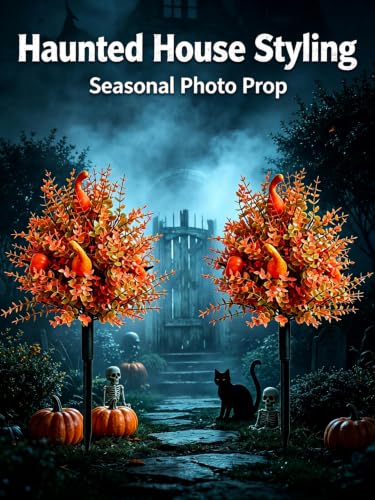 ChayWillow Artificial Fall Pumpkin Gourd Halloween Garden Stake - image 4
