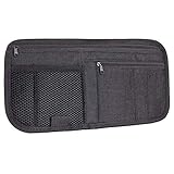 QBeau 車用 サンバイザーポケット 収納 カード入れ フルサイズ