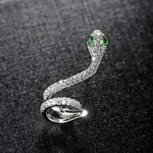 Cute Snake Cubic Zirconia Cuff Wraps Crawler Climber Studs Earrings For Women Girls Dainty Cartilage Cz Piercing Jewelry One Pair #TOP2