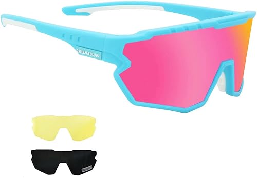 Lentes de sol deportivos polarizados y con protección UV400 para ciclismo béisbol pesca esquí correr y golf