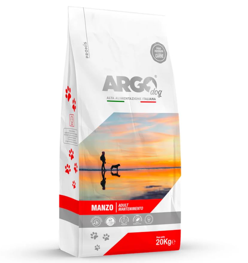 Argo Manzo Crocchette per Cani Adulti di Tutte le Taglie 20kg