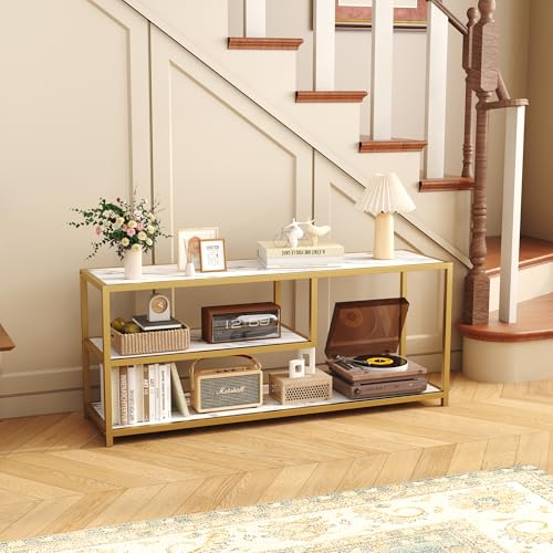 Luxury Marble Top TV Console