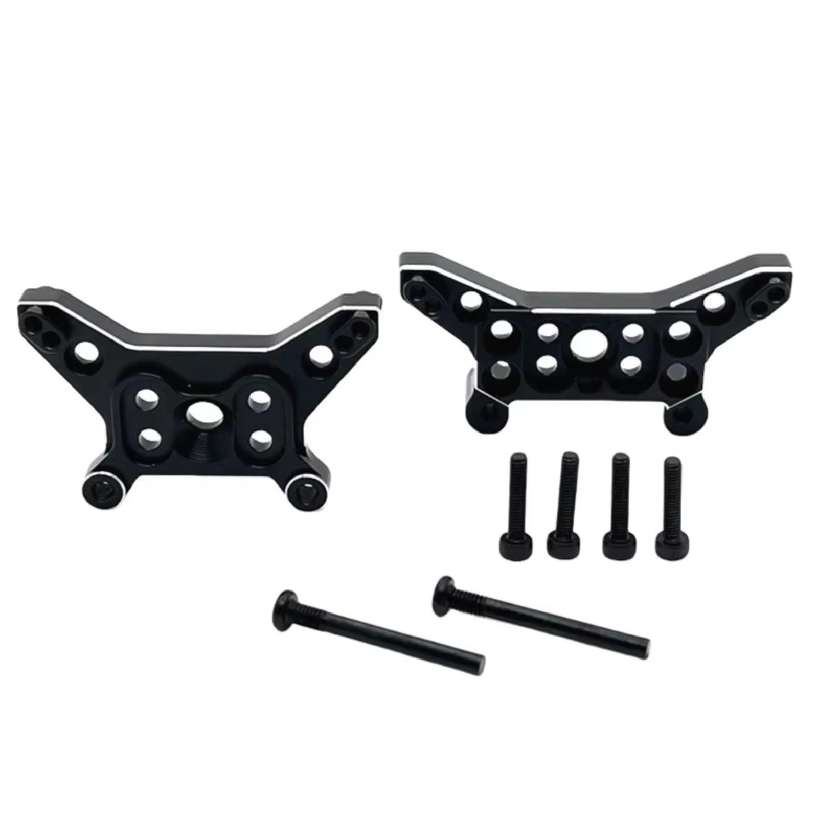 For MJX 14211 1/14 Metal Front And Rear Suspension Bracket Butterfly Frame Remote Control Car Upgrade Parts Models Upgrades Parts(Black)