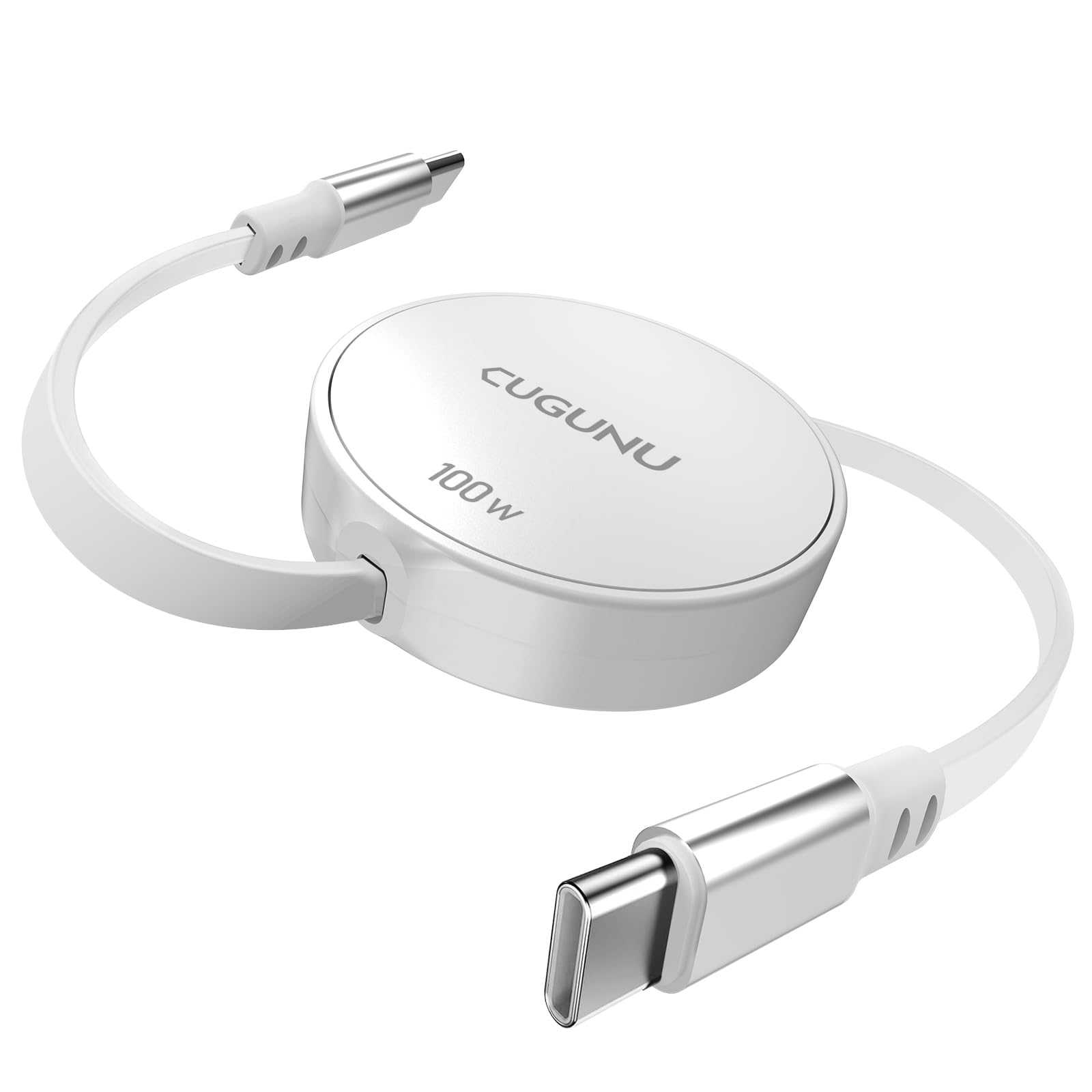 【100cm 多段調整】usb c ケーブル 巻き取り式 100W まきとり充電…