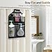 MISSLO Bathroom Shower Organizer Mesh Hanging Shower Caddy with Rotatable Hanger (Black)