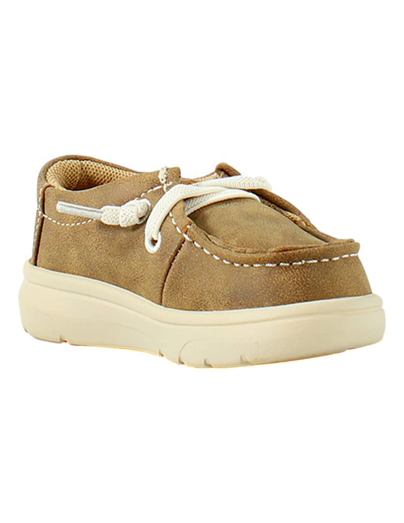 ARIAT Toddler Boys Lil Stompers Shoe, Brown (Bomber), 7