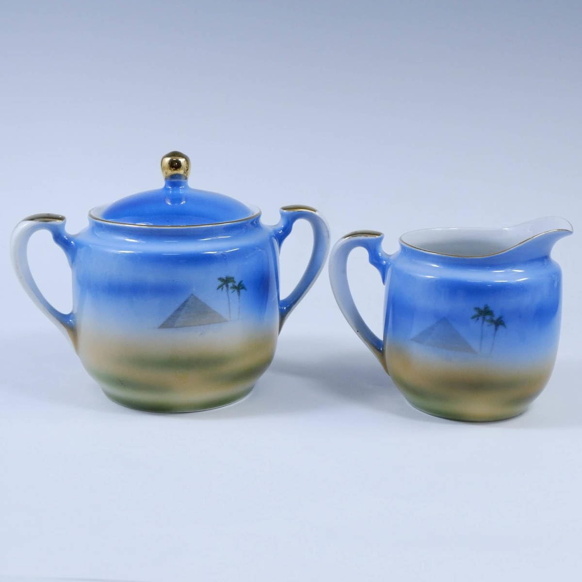 セール‼超美品 アールデコ オールドノリタケ コーヒーポット 藍