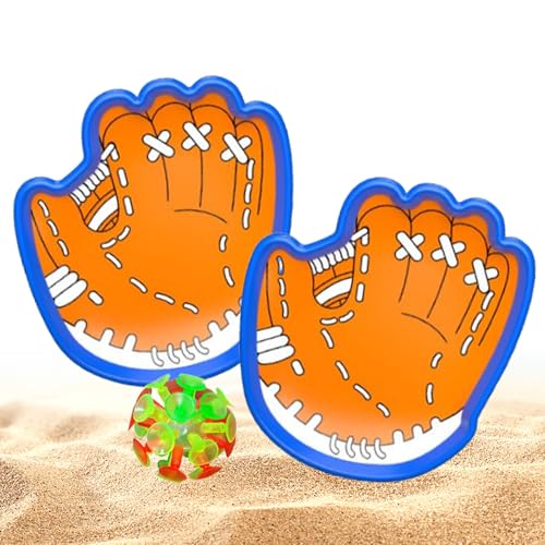 Gioco Di Lancio E Presa Con Palla,Giocattoli Sportivi Estivi Per Piscina E Spiaggia - Attività Educative All'Aperto per Spiaggia Casa Parco - Ideale per Bambini Adulti e Riunioni Familiari