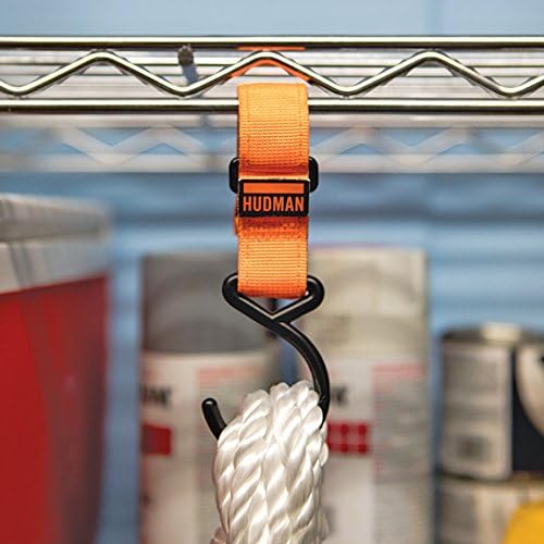 Miniatura 8 de Correa y gancho, naranja brillante, 10"