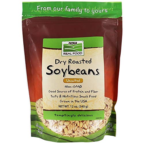 NOW FOODS Soybeans Unsalted Non-GMO 12 OZ
